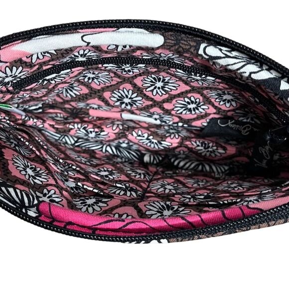 Vera Bradley Mocha Rouge Floral Wristlet Wallet - Picture 5 of 6